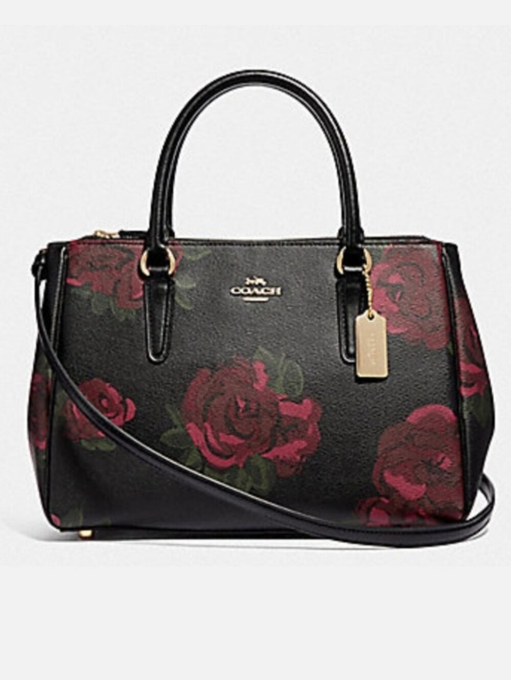Coach Surrey 2Way Carryall, Jumbo Floral, EUC, 2018, $398 MSRP
